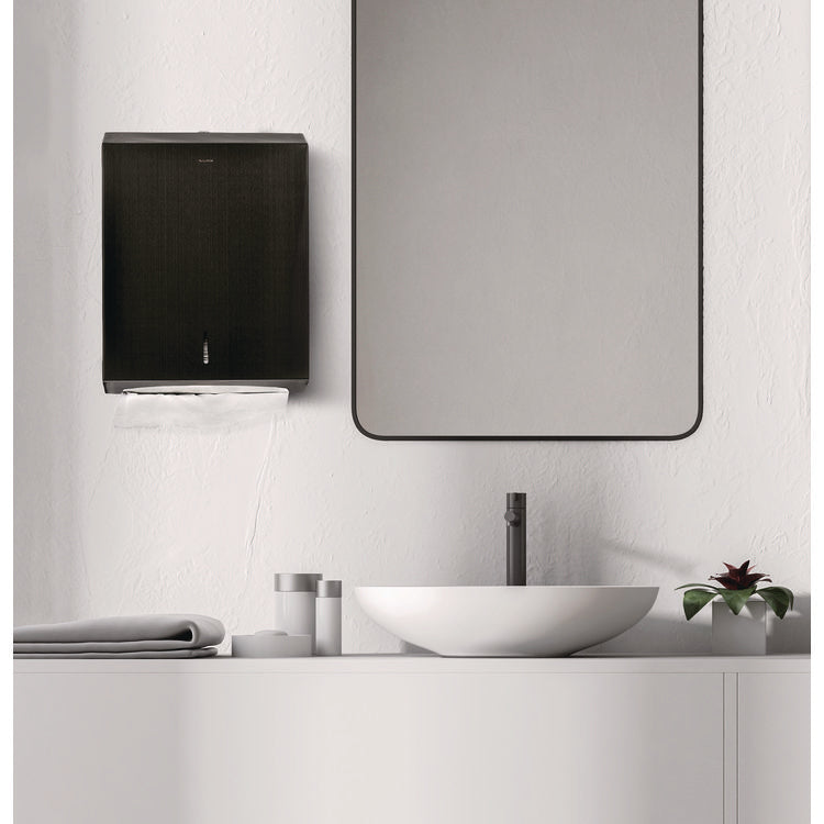 Vertical C-Fold/Multi-Fold Paper Towel Dispenser, 14.5 x 4 x 11.2, Antique Nickel