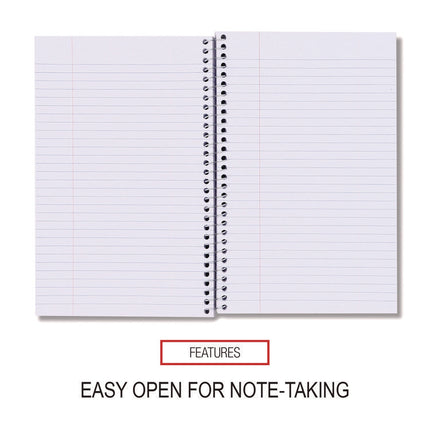 Wirebound Notebook, 3-Subject, Medium/College Rule, Assorted Cover Colors, (120) 9.5 x 6 Sheets, 4/Pack
