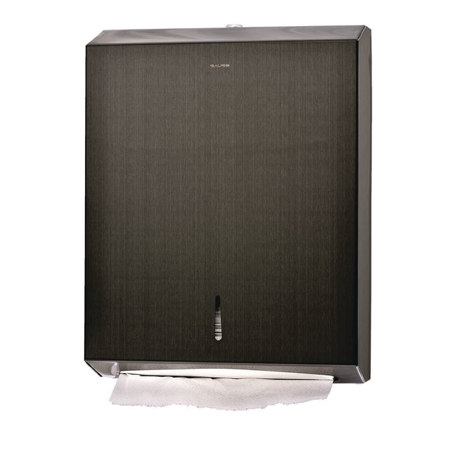 Vertical C-Fold/Multi-Fold Paper Towel Dispenser, 14.5 x 4 x 11.2, Antique Nickel