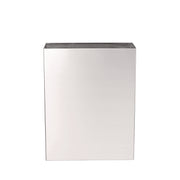 Stainless Steel Surface-Mounted Waste Receptacle, 6.4 gal, Brushed Stainless Steel