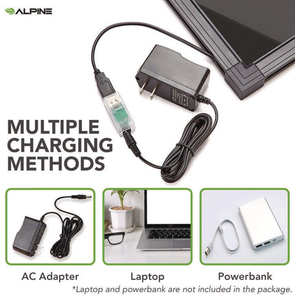 LED Illuminated Hanging Message Writing Board, Black 22" x 30" Surface, Black 23.6" x 31.5" Frame