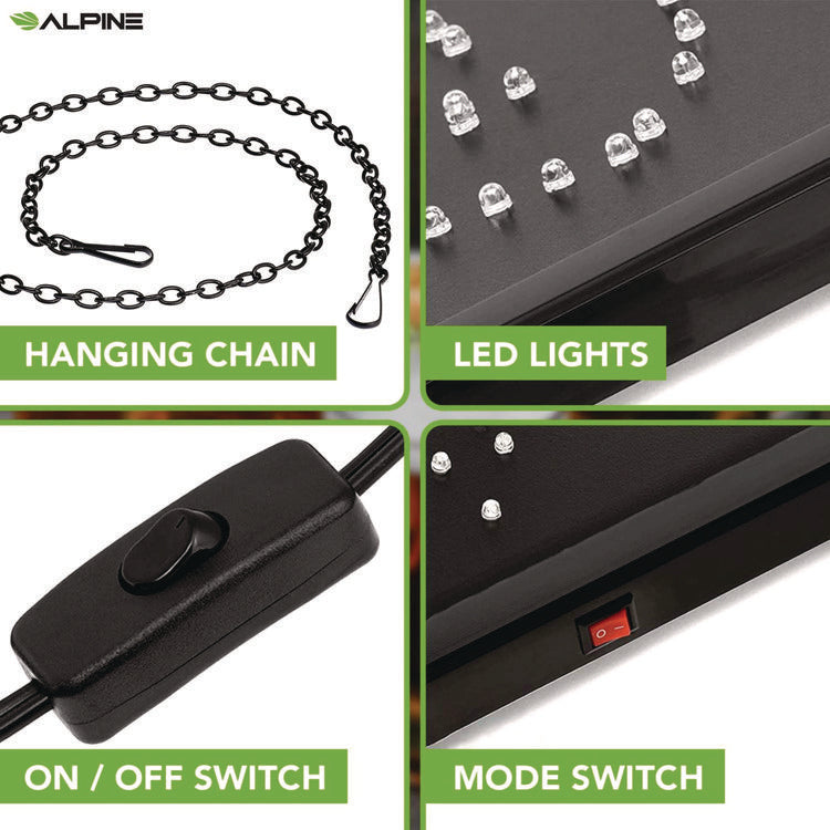 LED Rectangular Beer Sign, 19 x 10, Black Frame, Blue/Green/Orange/Red/White Graphics