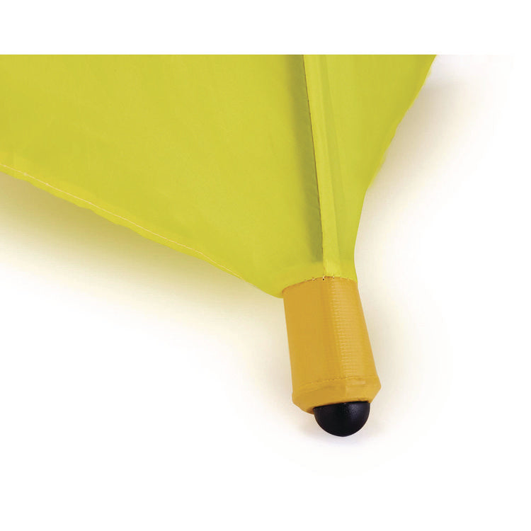 Tri-fold Multi-Lingual Pop-Up Wet Floor Sign, 2.95 x 2.55 x 30, Yellow