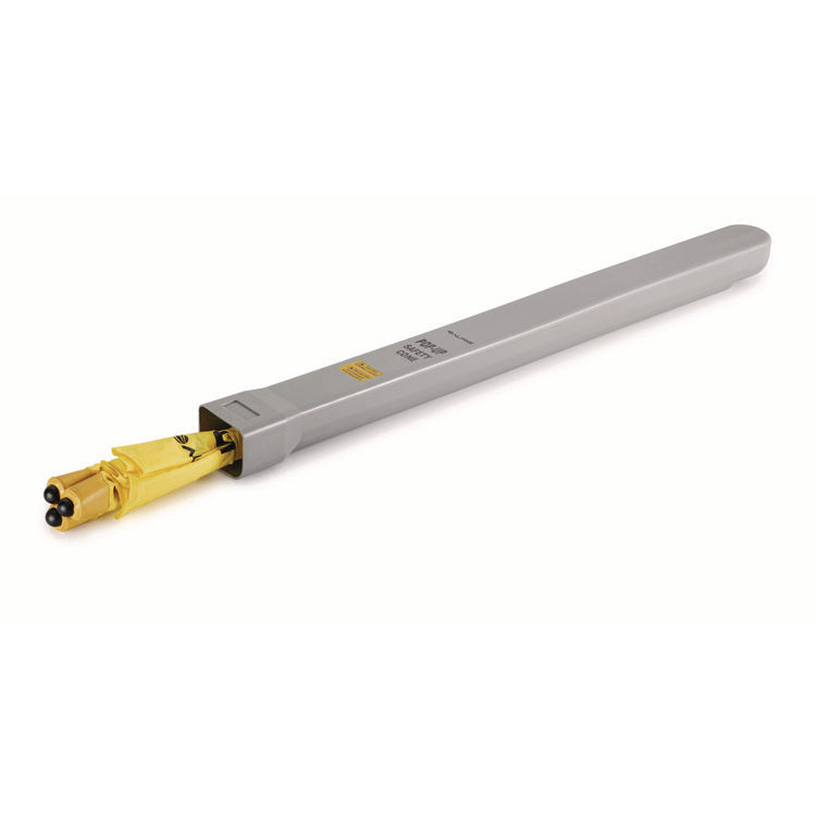 Tri-fold Multi-Lingual Pop-Up Wet Floor Sign, 2.95 x 2.55 x 30, Yellow