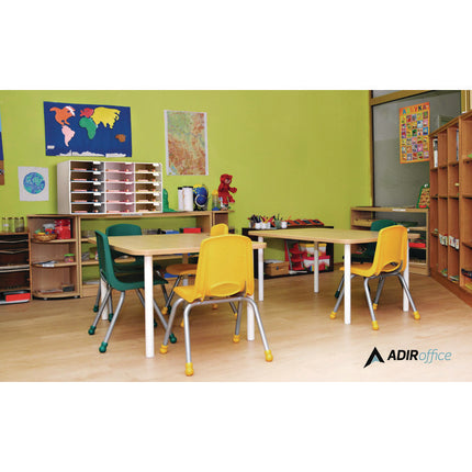 File Classroom Literature Organizer, 15 Sections, Letter Size, 32 x 13 x 17, White