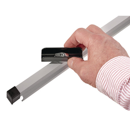 Blueprint Large File Document Hanging Clamps, 18" Wide Documents, 18", Silver, 6 Clamps