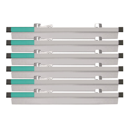 Blueprint Large File Document Hanging Clamps, 18" Wide Documents, 18", Silver, 6 Clamps