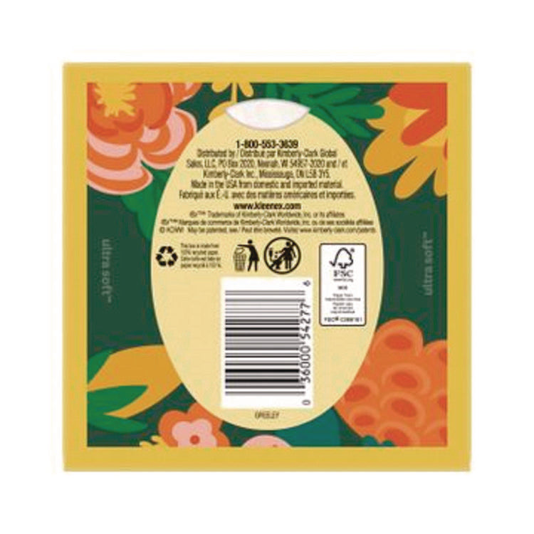 Ultra Soft Facial Tissue, 3-Ply, White, 60 Sheets/Box, 18 Boxes/Carton