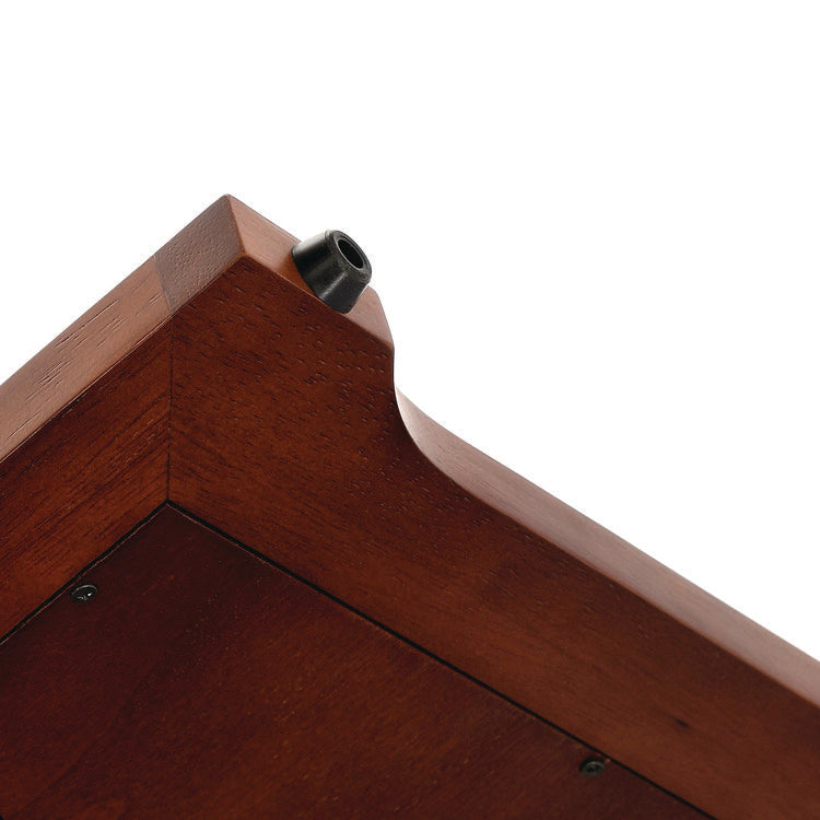 2-Sided Plated Wooden A-Frame Bilingual Wet Floor Sign, 15 x 2 x 24, Stainless Steel