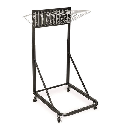 Blueprint Storage Cabinet Rolling Stand, Assorted Document Sizes Accomodated, 27" x 28.5" to 46.5" x 46" to 66", Black