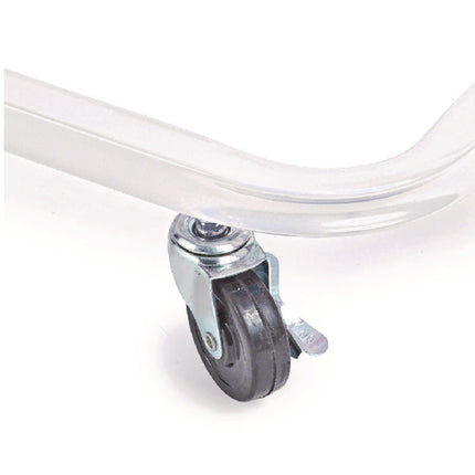 Blueprint Storage Cabinet Rolling Stand, Assorted Document Sizes Accomodated, 27" x 28.5" to 46.5" x 46" to 66", White