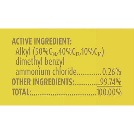 Disinfecting Wipes, 1-Ply, 7 x 7.25, Lemon and Lime Blossom, White, 80 Wipes/Canister, 6 Canisters/Carton