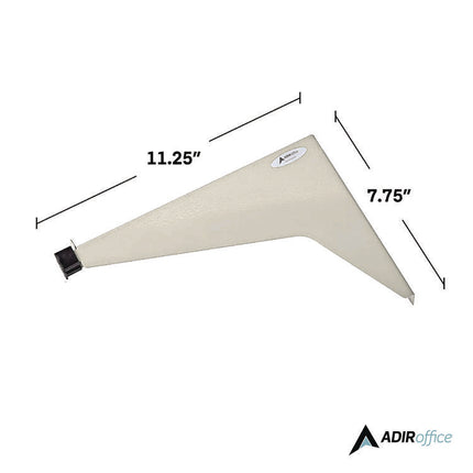 Drop Lift Blueprint Storage Wall Rack, Assorted Document Sizes Accommodated, 7.9" x 1.2" x 7.1", Gray