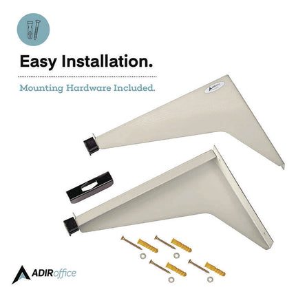 Drop Lift Blueprint Storage Wall Rack, Assorted Document Sizes Accommodated, 7.9" x 1.2" x 7.1", Gray