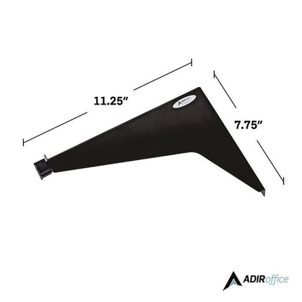 Drop Lift Blueprint Storage Wall Rack, Assorted Document Sizes Accommodated, 7.9" x 1.2" x 7.1", Black