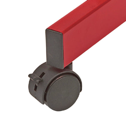 Expandable Blueprint Storage Cabinet Mobile Plan Center, Assorted Document Sizes, 20.5" x 28" to 46.5" x 50.75", Red