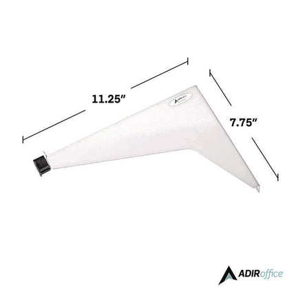 Drop Lift Blueprint Storage Wall Rack, Assorted Document Sizes Accommodated, 7.9" x 1.2" x 7.1", White