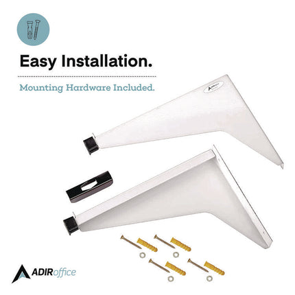 Drop Lift Blueprint Storage Wall Rack, Assorted Document Sizes Accommodated, 7.9" x 1.2" x 7.1", White