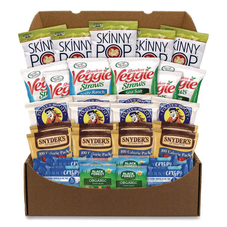 Healthy Snack Box, 37 Assorted Snacks/Box