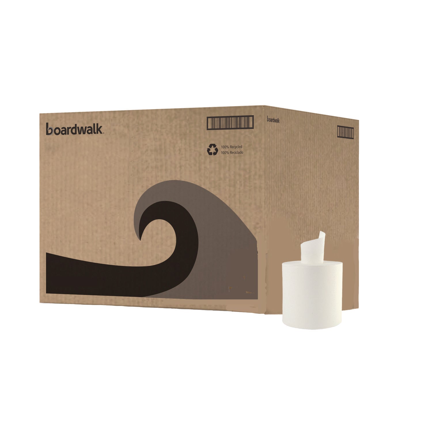 Center-Pull Roll Towels, 2-Ply, 10 x 7.6, White, 600/Roll, 6/Carton