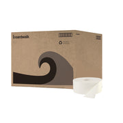 JRT Bath Tissue, Jumbo, Septic Safe, 2-Ply, White, 3.3" x 1,000 ft, 12 Rolls/Carton