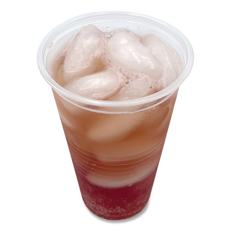 Translucent Plastic Cold Cups, 20 oz, Clear, 1,000/Carton