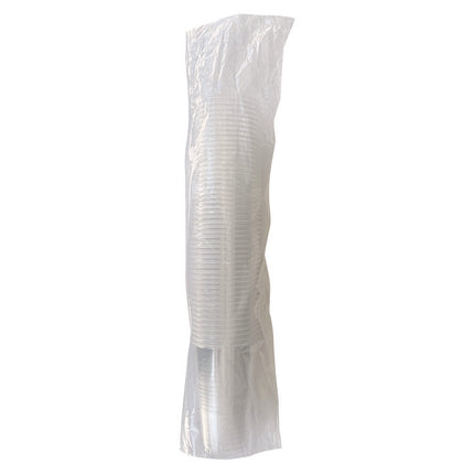 Translucent Plastic Cold Cups, 20 oz, Clear, 50/Pack