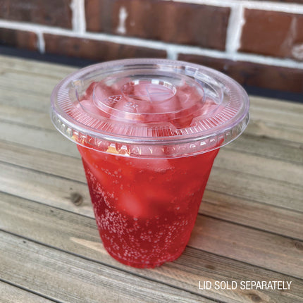 Clear Plastic PET Cups, 9 oz, 50/Pack