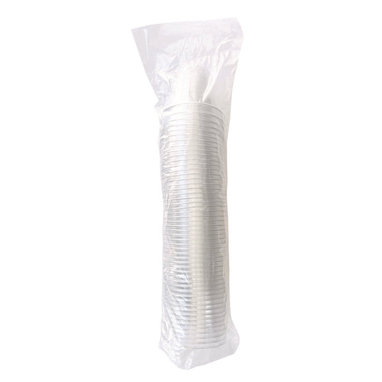 Clear Plastic PET Cups, 9 oz, 50/Pack