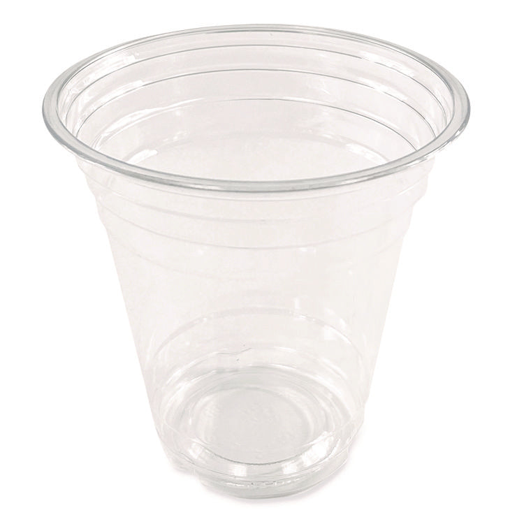 Clear Plastic Cold Cups, Squat, 12 oz, 1,000/Carton