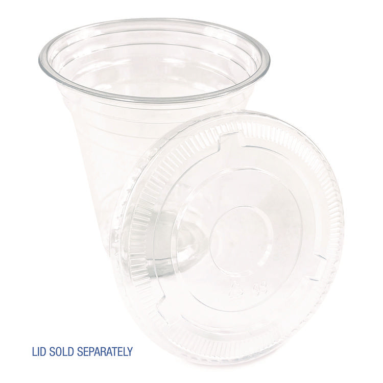 Clear Plastic PET Cups, 12 oz, 50/Pack