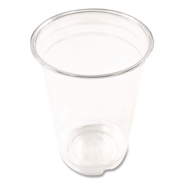 Clear Plastic PET Cups, 14 oz, 50/Bag, 20 Bags/Carton