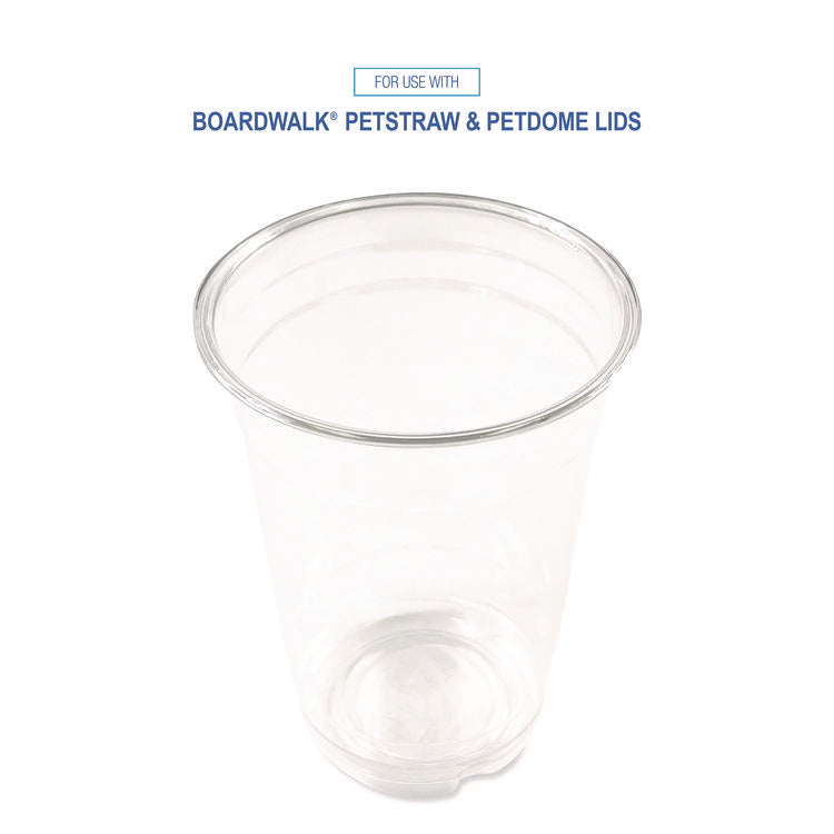 Clear Plastic PET Cups, 14 oz, 50/Pack