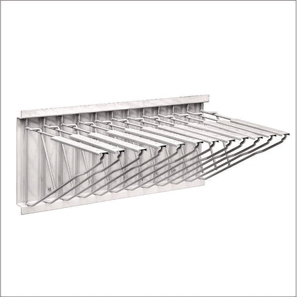 Large File Blueprint Pivot Wall Rack, Assorted Document Sizes Accommodated, 11" x 15.8" x 23.9", White