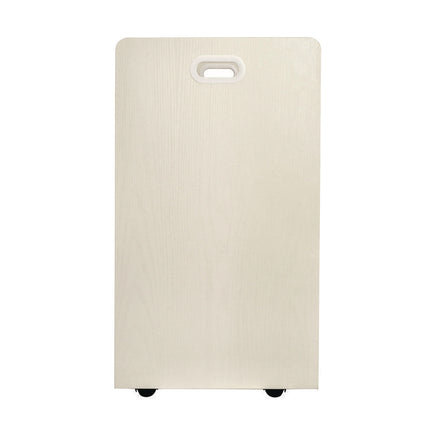 50-Compartment Mobile Wood Blueprint Rolled File Storage Organizer, 50 Compartments, 30 x 15.75 x 28.5, White