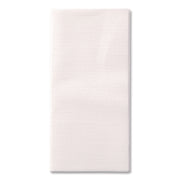 Dinner Napkins, 17 x 17, White, 1/8 Fold, 300/Carton
