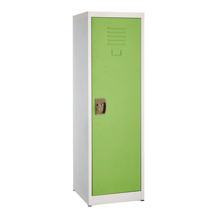 Steel Storage Locker, 1 Compartment, 15 x 15 x 48, Green