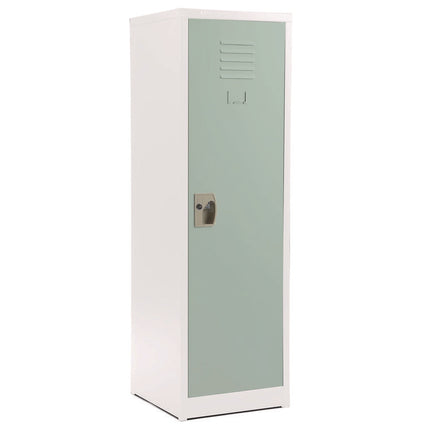 Steel Storage Locker, 1 Compartment, 15 x 15 x 48, Misty Green