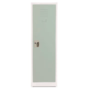 Steel Storage Locker, 1 Compartment, 15 x 15 x 48, Misty Green