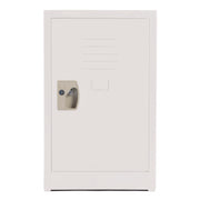 Steel Storage Locker, 1 Compartment, 15 x 15 x 24, White