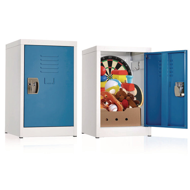 Steel Storage Locker, 1 Compartment, 15 x 15 x 24, Blue