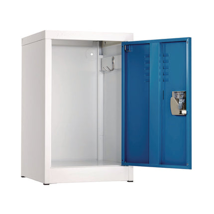 Steel Storage Locker, 1 Compartment, 15 x 15 x 24, Blue