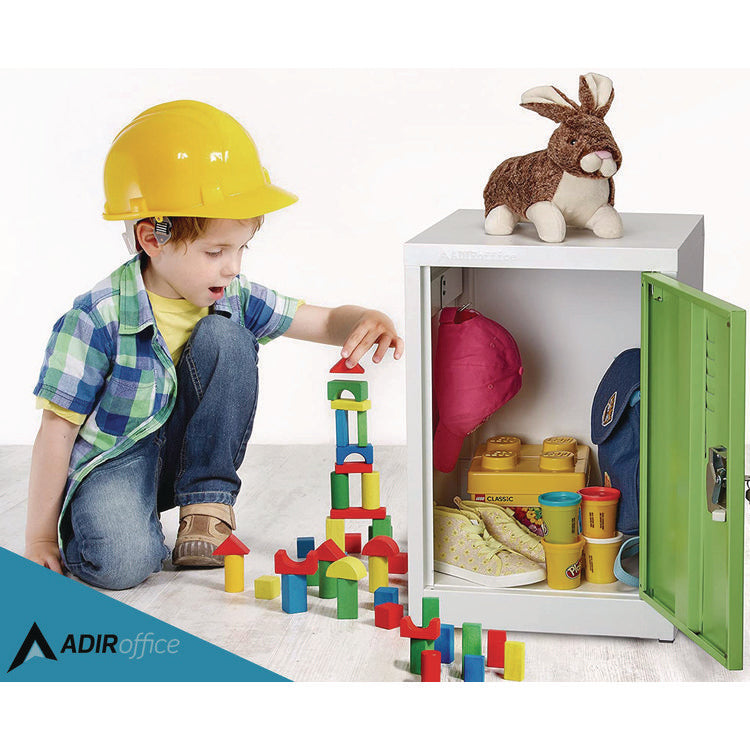 Steel Storage Locker, 1 Compartment, 15 x 15 x 24, Green