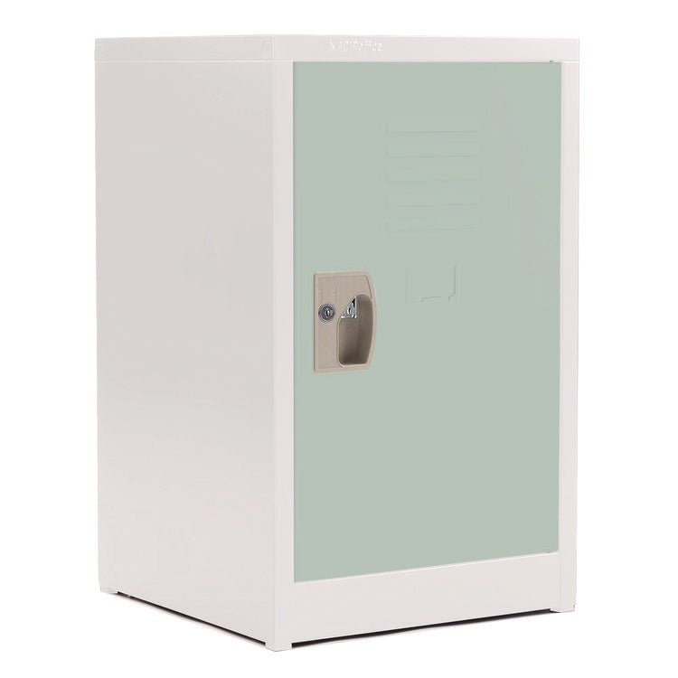 Steel Storage Locker, 1 Compartment, 15 x 15 x 24, Misty Green