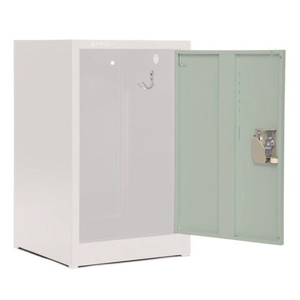 Steel Storage Locker, 1 Compartment, 15 x 15 x 24, Misty Green