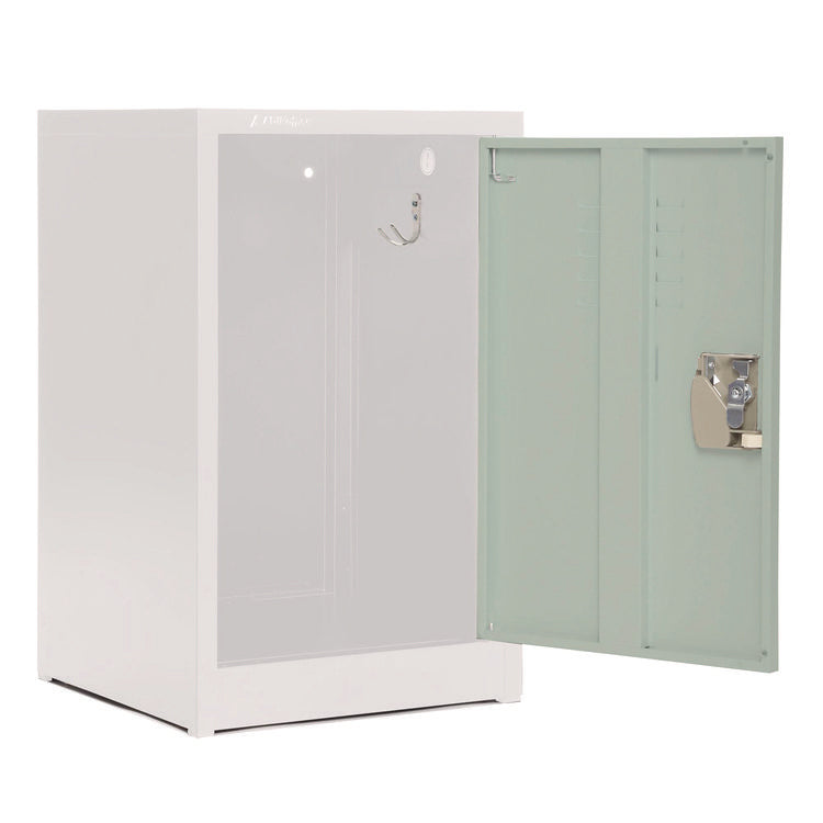 Steel Storage Locker, 1 Compartment, 15 x 15 x 24, Misty Green