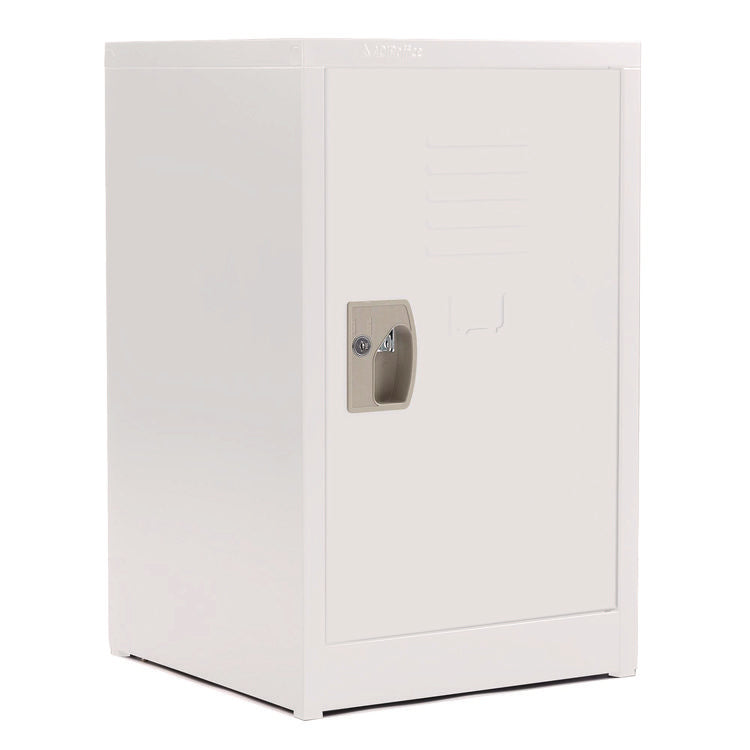 Steel Storage Locker, 1 Compartment, 15 x 15 x 24, White