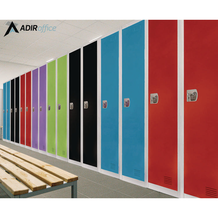 Steel Storage Locker, 1 Compartment, 12 x 12 x 72, Green