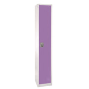 Steel Storage Locker, 1 Compartment, 12 x 12 x 72, Purple
