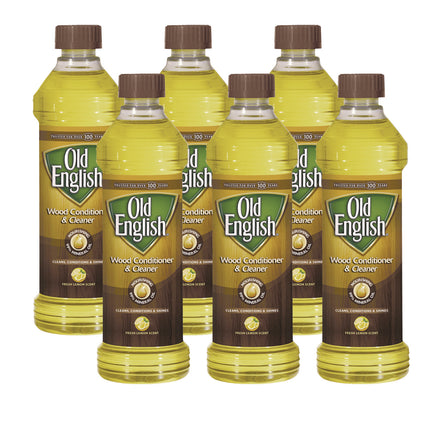 Oil, Furniture, Fresh Lemon, 16 oz Bottle, 6/Carton